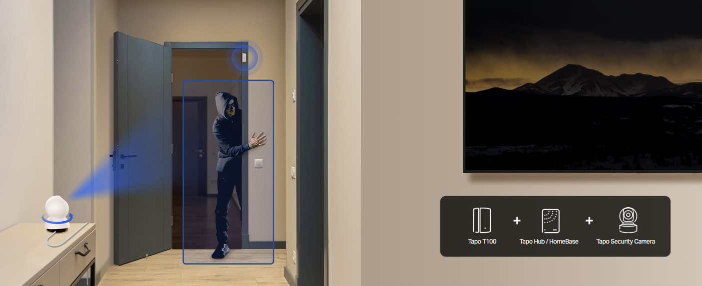 Works with Tapo Cameras to Secure Your Home